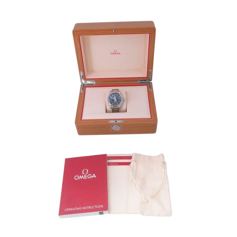 オメガ シーマスター アクアテラ 150M コーアクシャル GMT 231.10.43.22.03.001 OMEGA 腕時計 ブルー文字盤