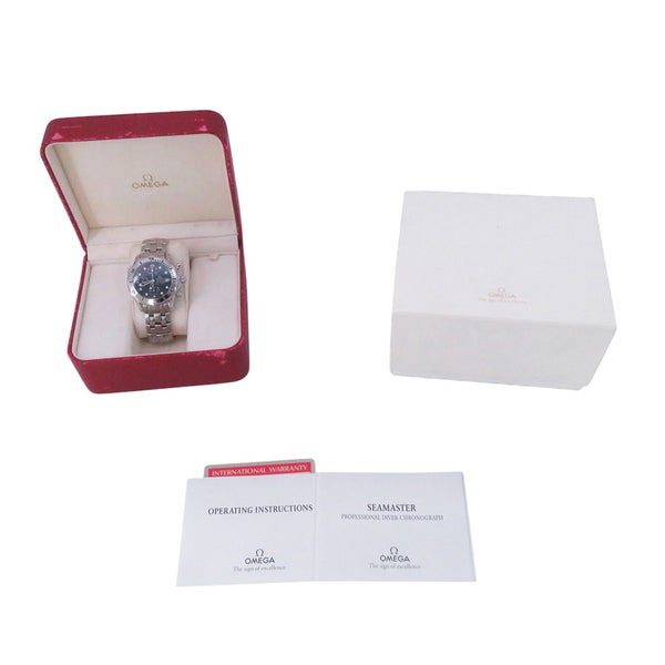 オメガ シーマスター300 プロフェッショナル クロノメーター 2598.80.00 OMEGA 腕時計 黒文字盤