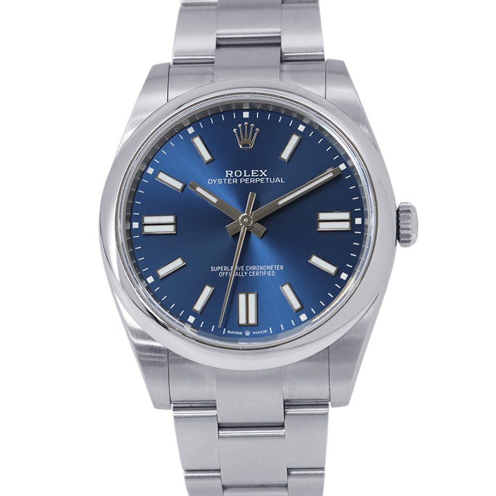ロレックス オイスターパーペチュアル41 ランダムシリアル ルーレット 124300 ROLEX 腕時計 黒文字盤 ロレックス オイスターパーペチュアル41 ランダムシリアル ルーレット