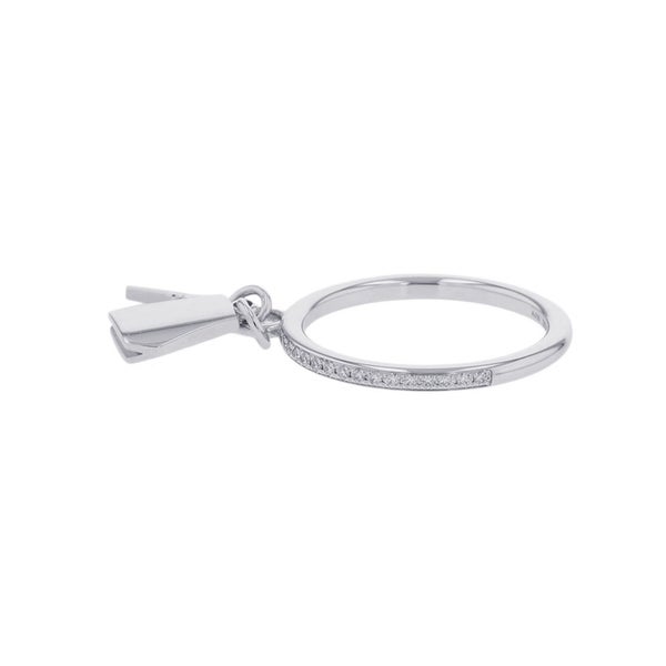 エルメス リング ケリー・クロシェット PM ダイヤモンド32P 計0.11ct K18WGホワイトゴールド リングサイズ49 HERMES