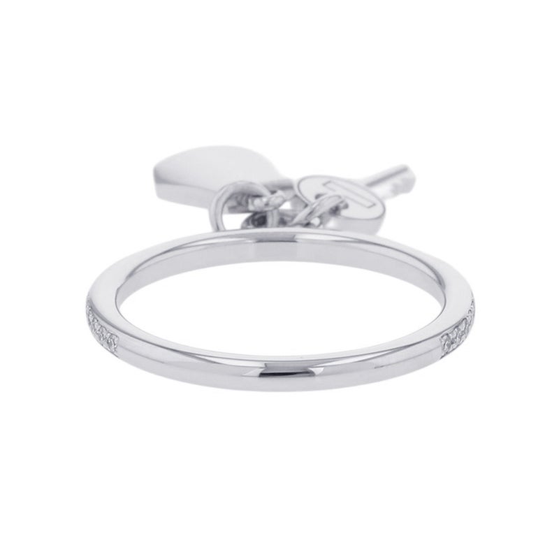 エルメス リング ケリー・クロシェット PM ダイヤモンド32P 計0.11ct K18WGホワイトゴールド リングサイズ49 HERMES