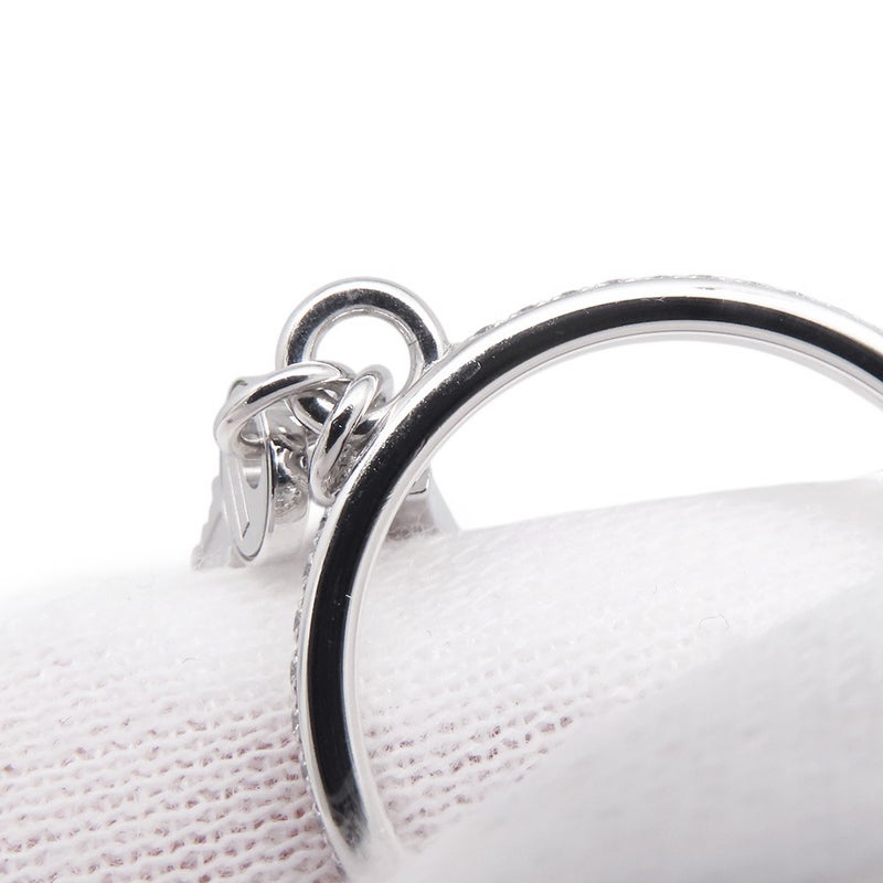 エルメス リング ケリー・クロシェット PM ダイヤモンド32P 計0.11ct K18WGホワイトゴールド リングサイズ49 HERMES