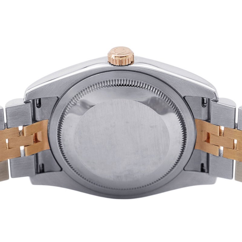ロレックス デイトジャスト SS/K18PG V番 116231G ROLEX 腕時計 ピンクコンピューター文字盤 10Pダイヤ