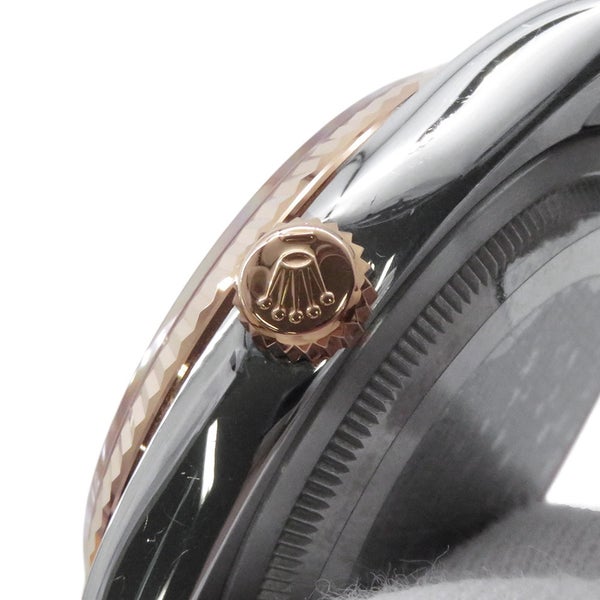 ロレックス デイトジャスト SS/K18PG V番 116231G ROLEX 腕時計 ピンクコンピューター文字盤 10Pダイヤ