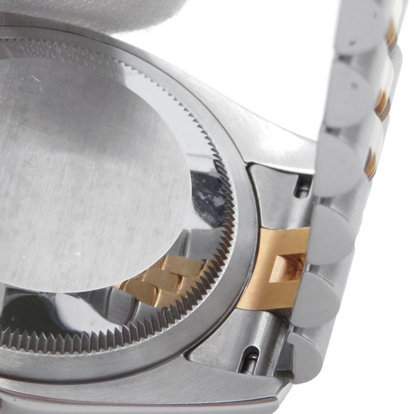 ロレックス デイトジャスト SS/K18PG V番 116231G ROLEX 腕時計 ピンクコンピューター文字盤 10Pダイヤ