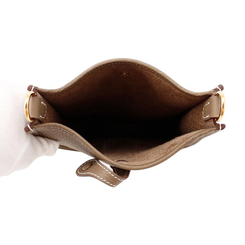 エルメス エブリンTPM 111cm アマゾン エトゥープ/ブルーインディゴ/シルバー金具 トリヨンクレマンス K刻印