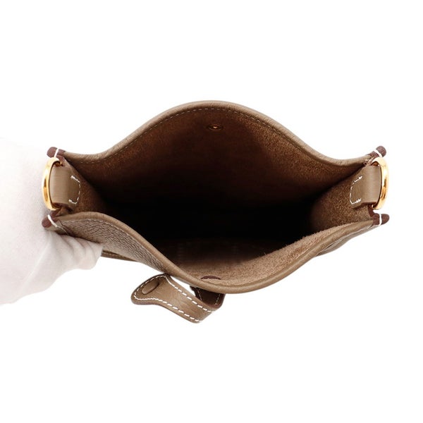 エルメス エブリンTPM 111cm アマゾン エトゥープ/ブルーインディゴ/シルバー金具 トリヨンクレマンス K刻印