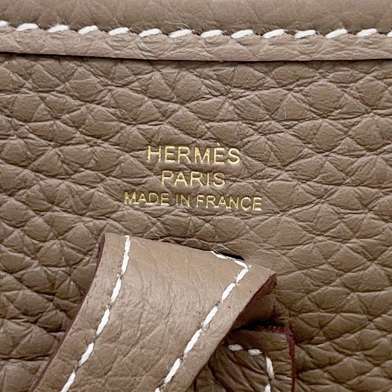 エルメス エブリンTPM 111cm アマゾン エトゥープ/ブルーインディゴ/シルバー金具 トリヨンクレマンス K刻印