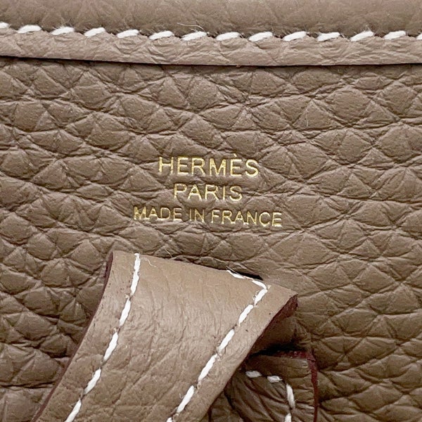 エルメス エブリンTPM 111cm アマゾン エトゥープ/ブルーインディゴ/シルバー金具 トリヨンクレマンス K刻印