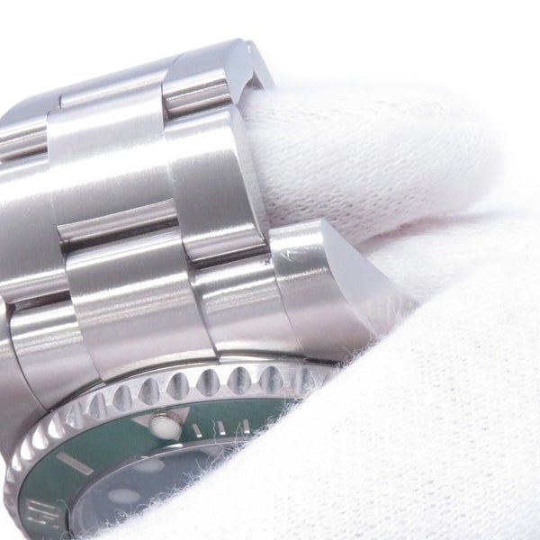 ロレックス サブマリーナ デイト グリーン ランダムシリアル ルーレット 116610LV ROLEX 腕時計 ウォッチ グリーン文字盤