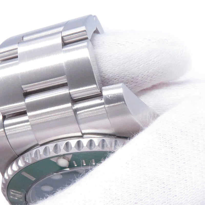 ロレックス サブマリーナ デイト グリーン ランダムシリアル ルーレット 116610LV ROLEX 腕時計 ウォッチ グリーン文字盤