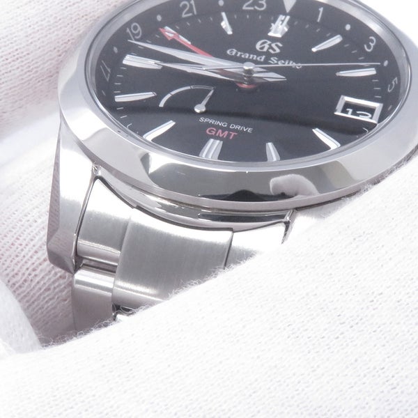 セイコー グランドセイコー スプリングドライブ GMT SBGE213 SEIKO 腕時計 黒文字盤