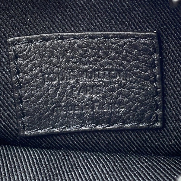 ルイヴィトン ショルダーバッグ モノグラム・シャドウ レースアップ・ポーチ M12601 LOUIS VUITTON ポシェット 黒 ブラック