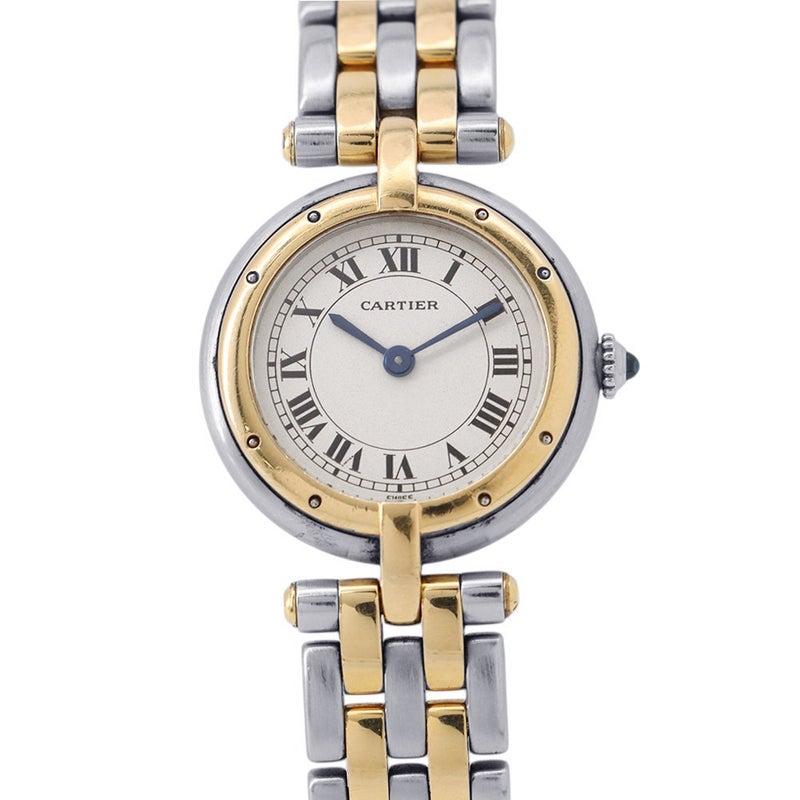 カルティエ パンテール ヴァンドーム SM W25030B6 Cartier 腕時計 クォーツ アイボリー文字盤