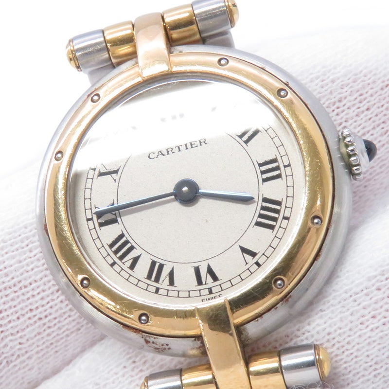 カルティエ パンテール ヴァンドーム SM W25030B6 Cartier 腕時計 クォーツ アイボリー文字盤