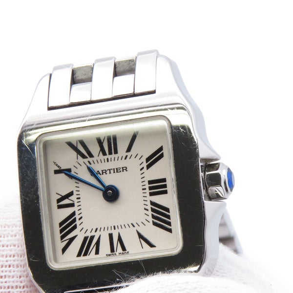 カルティエ サントスドゥモワゼルSM W25064Z5 Cartier 腕時計 ベージュ文字盤