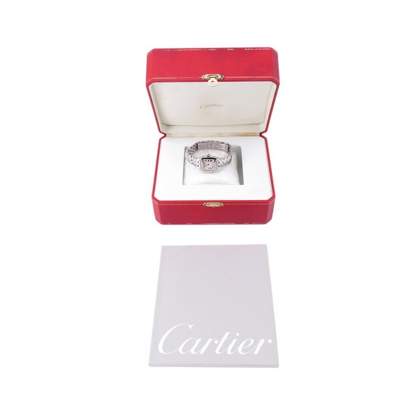 カルティエ サントスドゥモワゼルSM W25064Z5 Cartier 腕時計 ベージュ文字盤