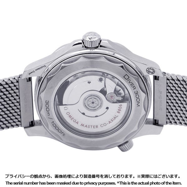 オメガ シーマスター ダイバー 300M コーアクシャル 210.30.42.20.01.010 OMEGA 腕時計 黒文字盤