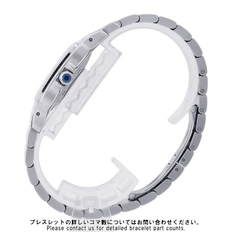 カルティエ サントスガルベ LM W20055D6 Cartier 腕時計 シルバー文字盤