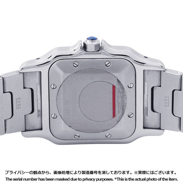 カルティエ サントスガルベ LM W20055D6 Cartier 腕時計 シルバー文字盤