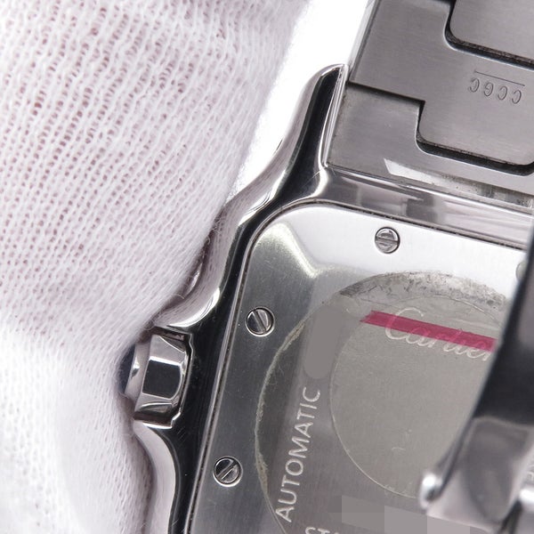 カルティエ サントスガルベ LM W20055D6 Cartier 腕時計 シルバー文字盤