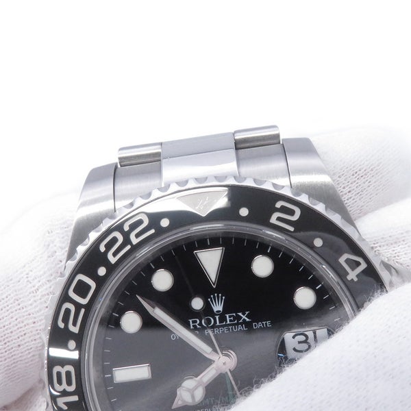 ロレックス GMTマスター2 デイト M番 116710LN ROLEX 腕時計 黒文字盤