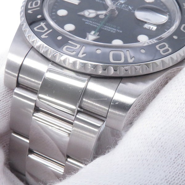 ロレックス GMTマスター2 デイト M番 116710LN ROLEX 腕時計 黒文字盤