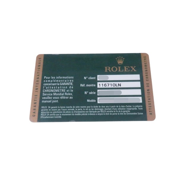 ロレックス GMTマスター2 デイト M番 116710LN ROLEX 腕時計 黒文字盤