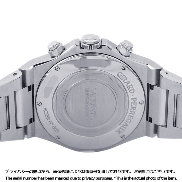 ジラールペルゴ ロレアート クロノグラフ 81020-11-431-11A GIRARD-PERREGAUX 腕時計 ブルー文字盤