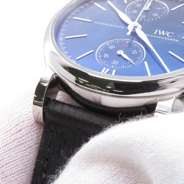 IWC ポートフィノ・クロノグラフ 39 ローレウス・スポーツ・フォー・グッド 世界1000本限定 IW391408 ブルー文字盤