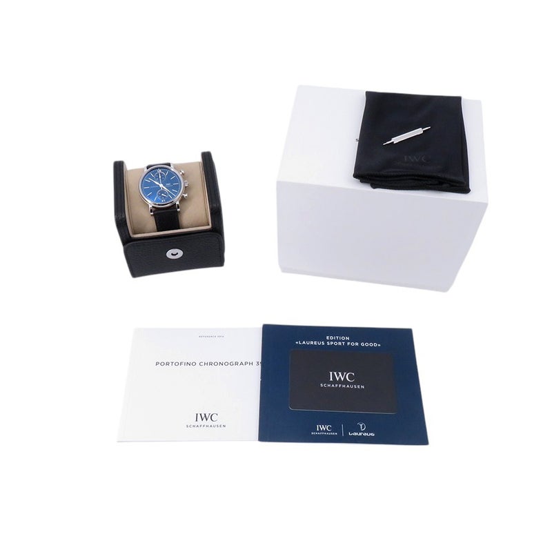 IWC ポートフィノ・クロノグラフ 39 ローレウス・スポーツ・フォー・グッド 世界1000本限定 IW391408 ブルー文字盤