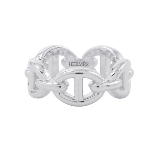 エルメス リング シェーヌダンクル アンシェネPM Enchainee SV925シルバー リングサイズ48 HERMES ジュエリー