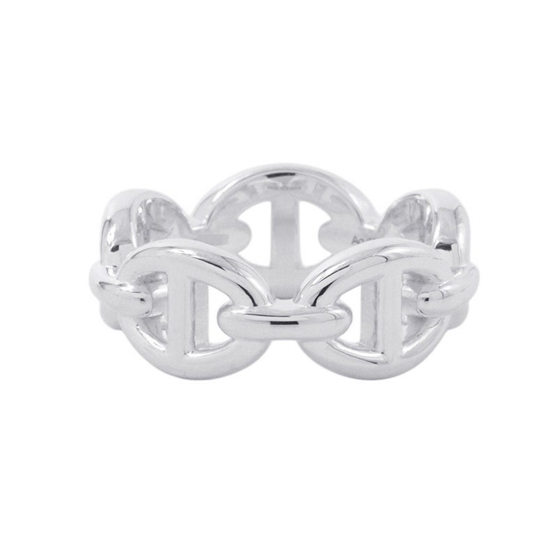 エルメス リング シェーヌダンクル アンシェネPM Enchainee SV925シルバー リングサイズ48 HERMES ジュエリー