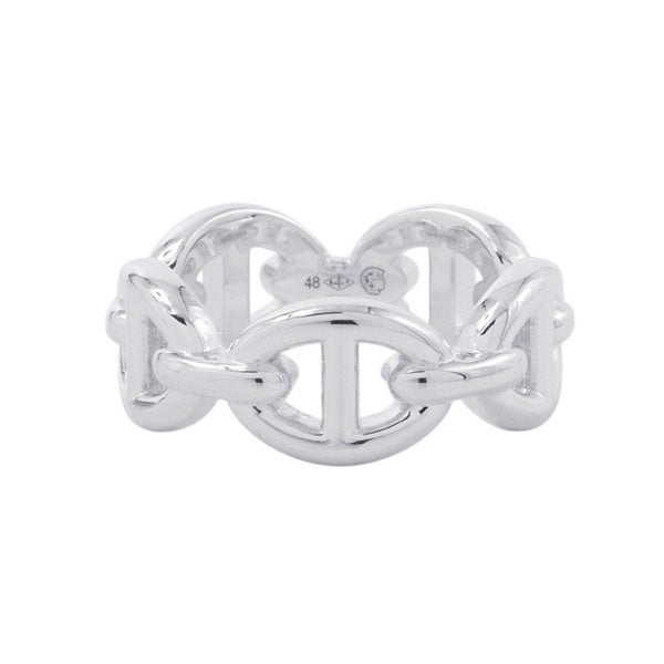 エルメス リング シェーヌダンクル アンシェネPM Enchainee SV925シルバー リングサイズ48 HERMES ジュエリー