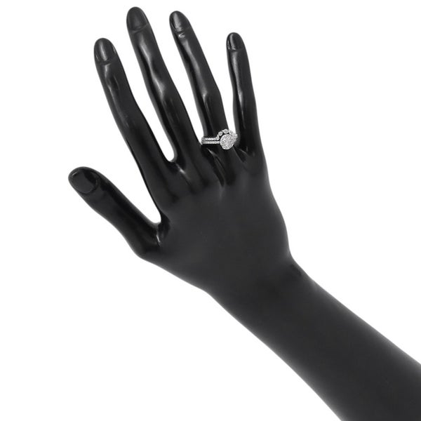 カルティエ リング エタンセル ドゥ カルティエ 2連 ダイヤモンド K18WGホワイトゴールド サイズ51 B4223100 指輪