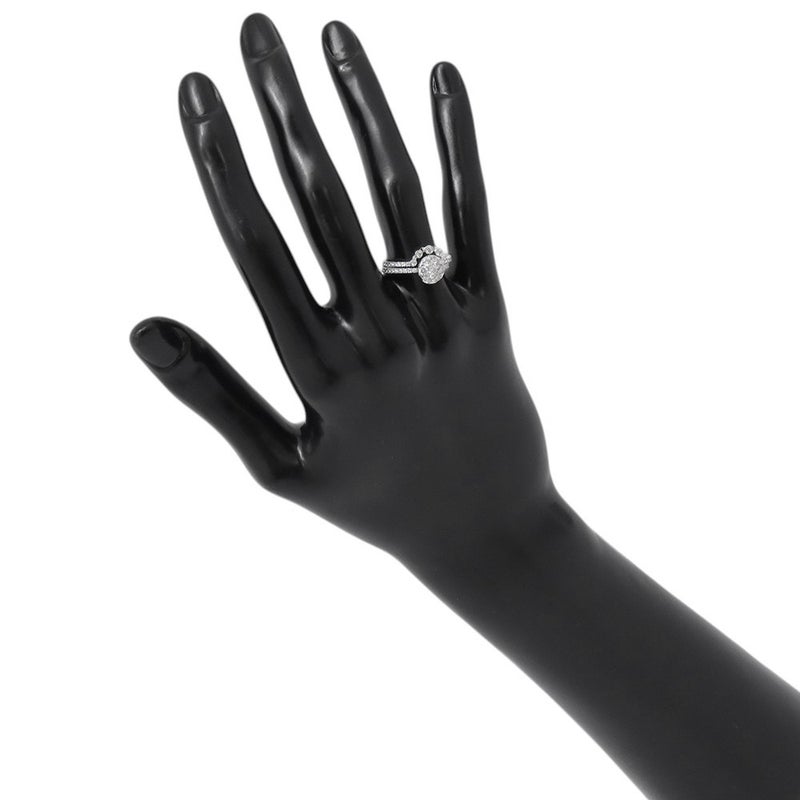 カルティエ リング エタンセル ドゥ カルティエ 2連 ダイヤモンド K18WGホワイトゴールド サイズ51 B4223100 指輪