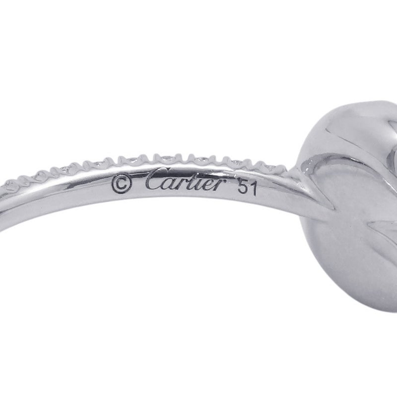 カルティエ リング エタンセル ドゥ カルティエ 2連 ダイヤモンド K18WGホワイトゴールド サイズ51 B4223100 指輪