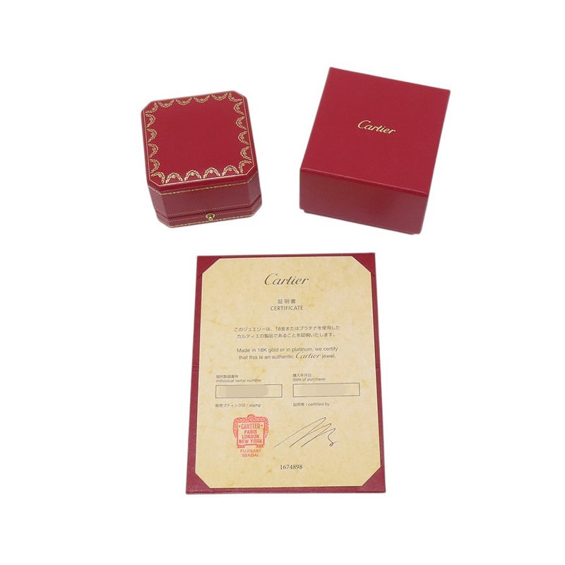 カルティエ リング エタンセル ドゥ カルティエ 2連 ダイヤモンド K18WGホワイトゴールド サイズ51 B4223100 指輪