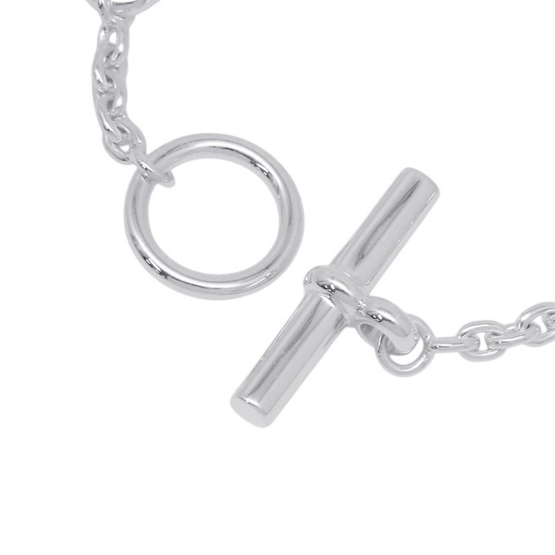 エルメス ブレスレット シェーヌダンクル ファランドール SV925シルバー サイズST HERMES ジュエリー