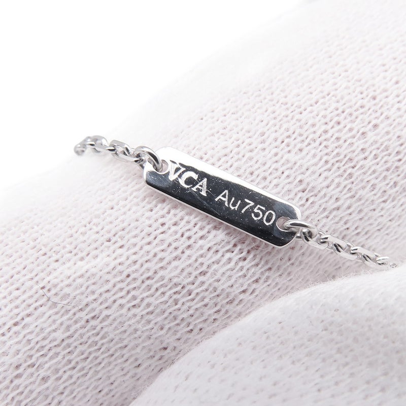 ヴァンクリ ネックレス ヴィンテージ アルハンブラ マザーオブパール K18WGホワイトゴールド VCARF48700 ペンダント