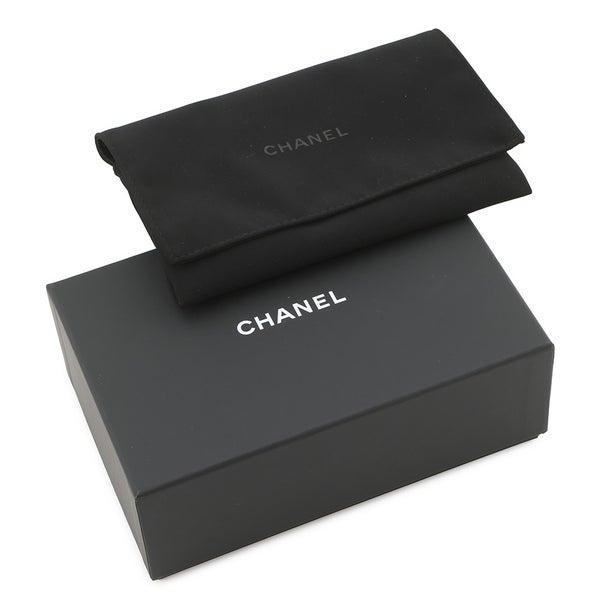 シャネル バッグチャーム ココマーク マトラッセ ミニバッグ ラムスキン AP4760 CHANEL ミニポーチ 小物入れ 黒