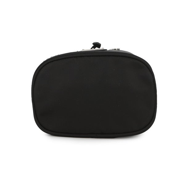 プラダ ハンドバッグ 巾着バッグ ラインストーン スタッズ ビーズ ナイロン 1BE067 PRADA 2ｗayショルダーバッグ 黒