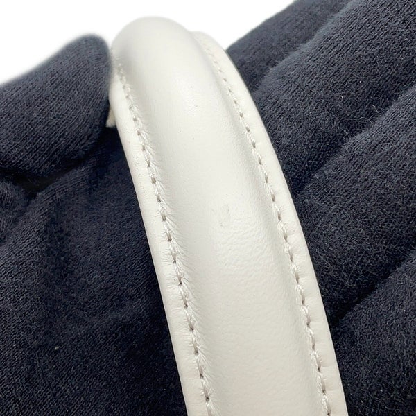 シャネル ハンドバッグ ココマーク マトラッセ トップハンドル ラムスキン A92236 CHANEL 2way チェーンショルダー 白