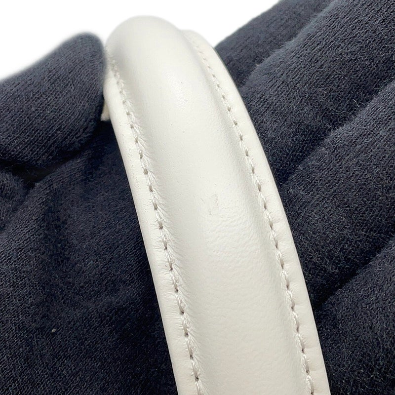 シャネル ハンドバッグ ココマーク マトラッセ トップハンドル ラムスキン A92236 CHANEL 2way チェーンショルダー 白