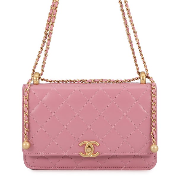 シャネル チェーンウォレット マトラッセ ココマーク ラムスキン AP2289 CHANEL ショルダーバッグ 財布