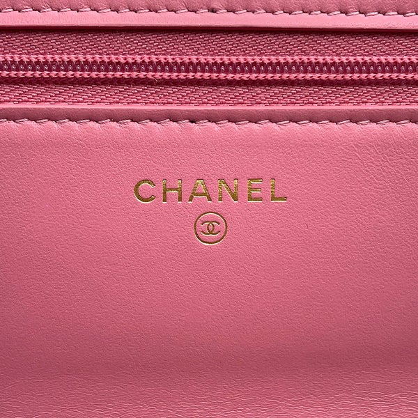 シャネル チェーンウォレット マトラッセ ココマーク ラムスキン AP2289 CHANEL ショルダーバッグ 財布