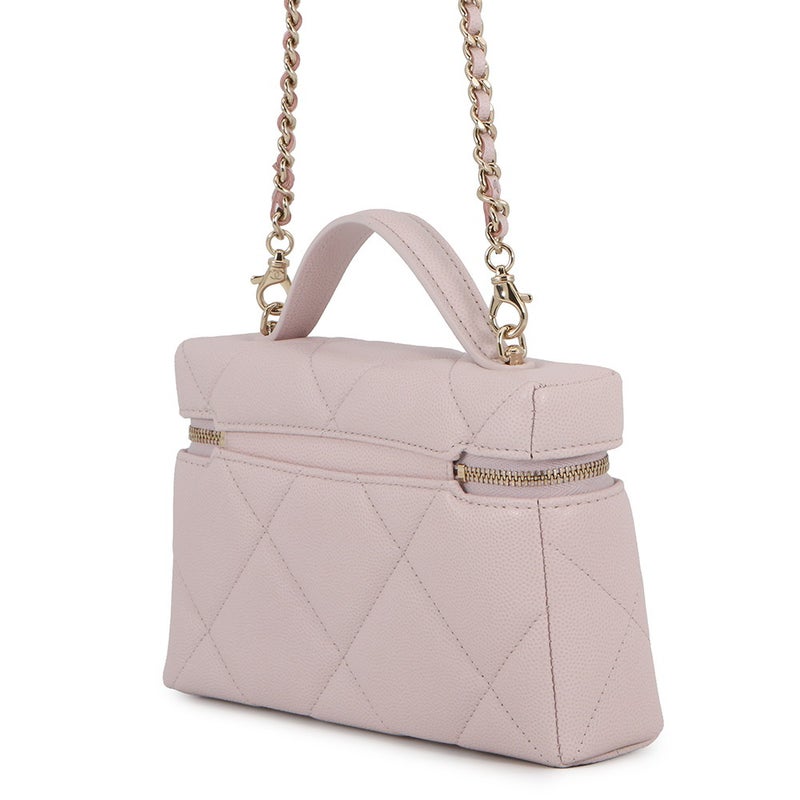 シャネル チェーンショルダーバッグ マトラッセ ヴァニティ ココマーク キャビアスキン AP4936 CHANEL バニティ 2way