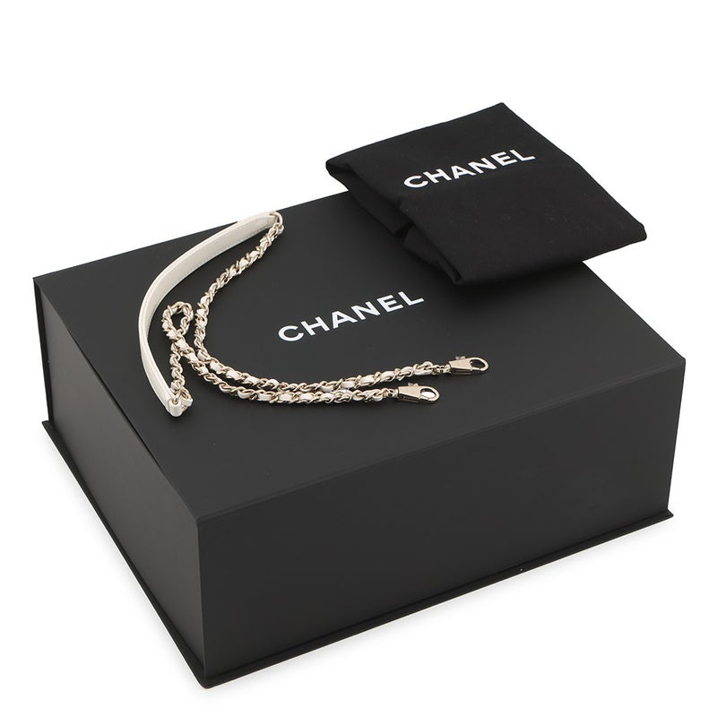 シャネル ハンドバッグ マトラッセ ココマーク ココハンドル キャビアスキン A92990 CHANEL 2wayショルダー 白