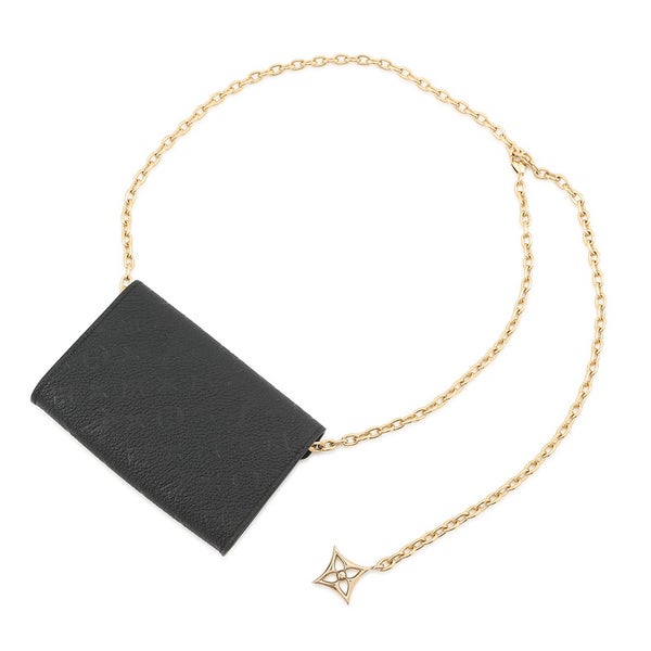 ルイヴィトン チェーンベルト モノグラム・アンプラント ベルト・ポシェット・メティス M4717Z ヴィトン ベルト ミニバッグ ウエストポーチ