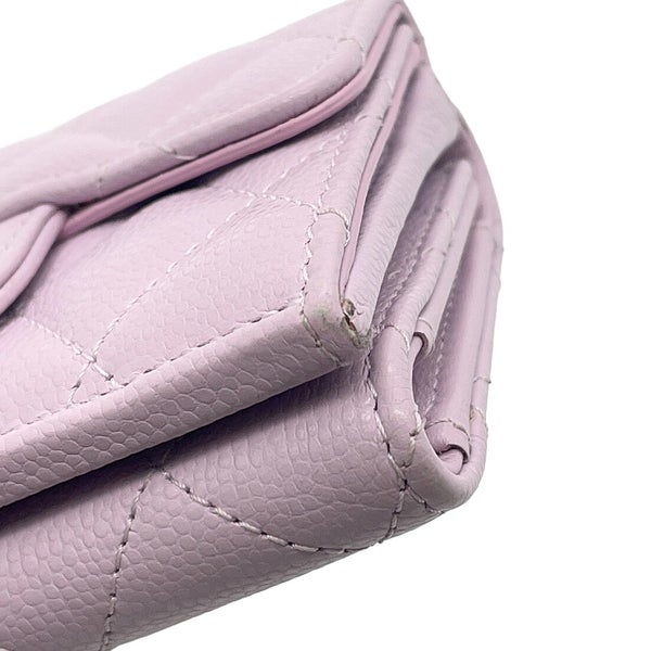 シャネル 三つ折り財布 マトラッセ ココマーク クラシック スモール フラップ ウォレット AP0230 CHANEL 財布